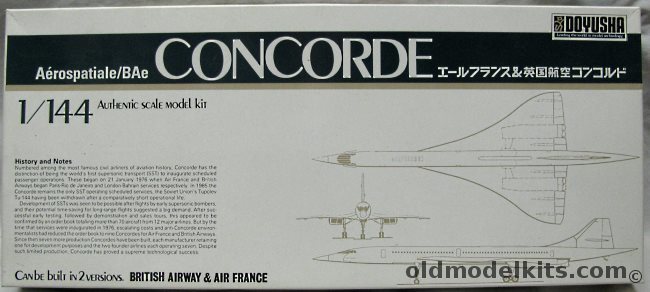 Doyusha 1/144 Bae Aerospatiale Concorde - British Airways or Air France, 144-CO-1200 plastic model kit